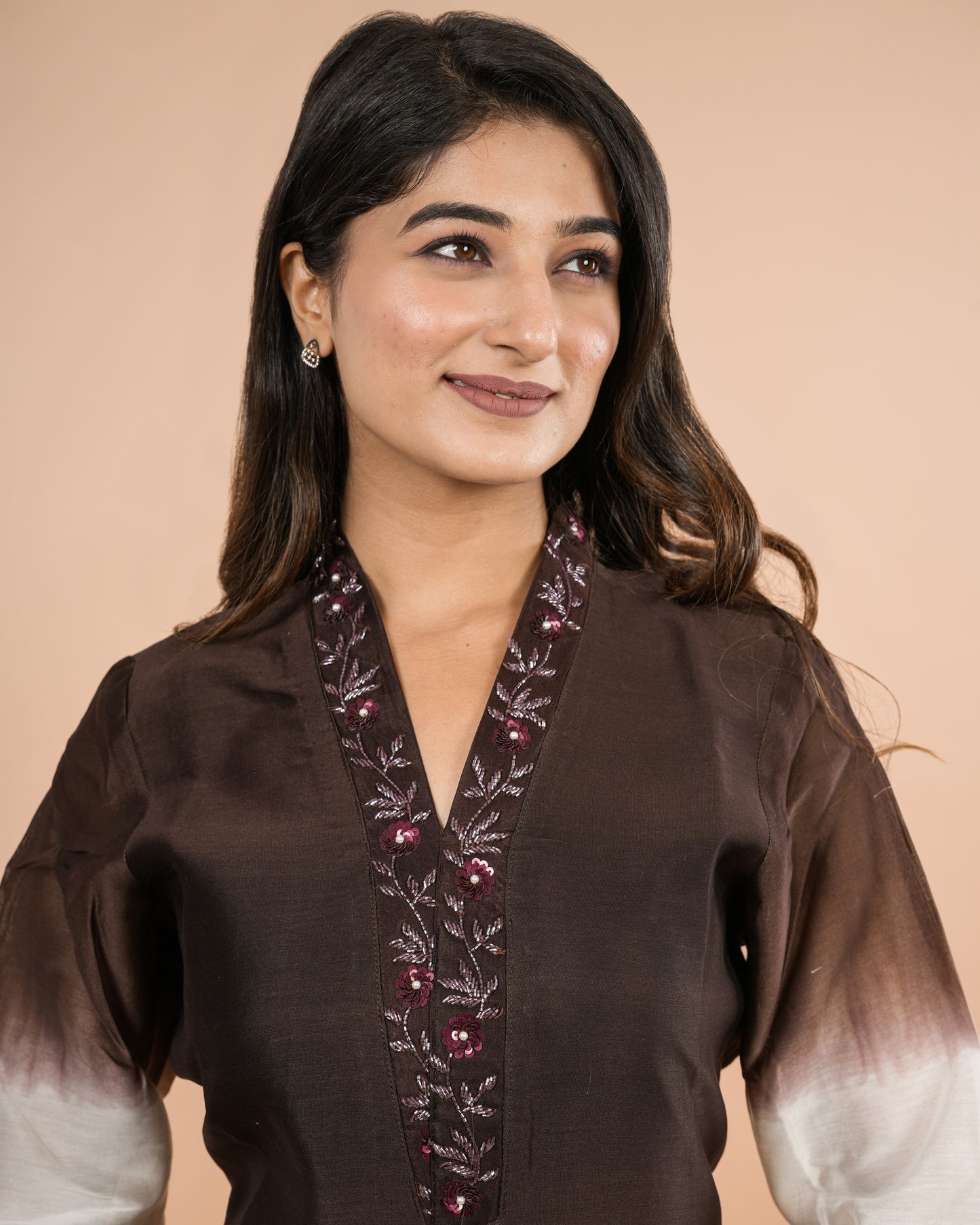 Bhurya Shaded Kurti