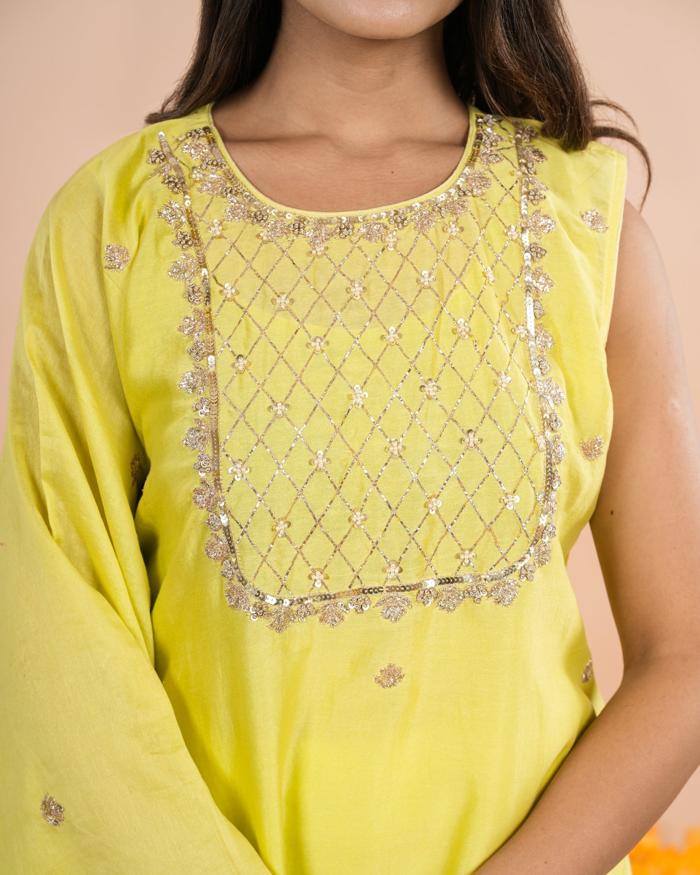 Neon One Side Kaftan