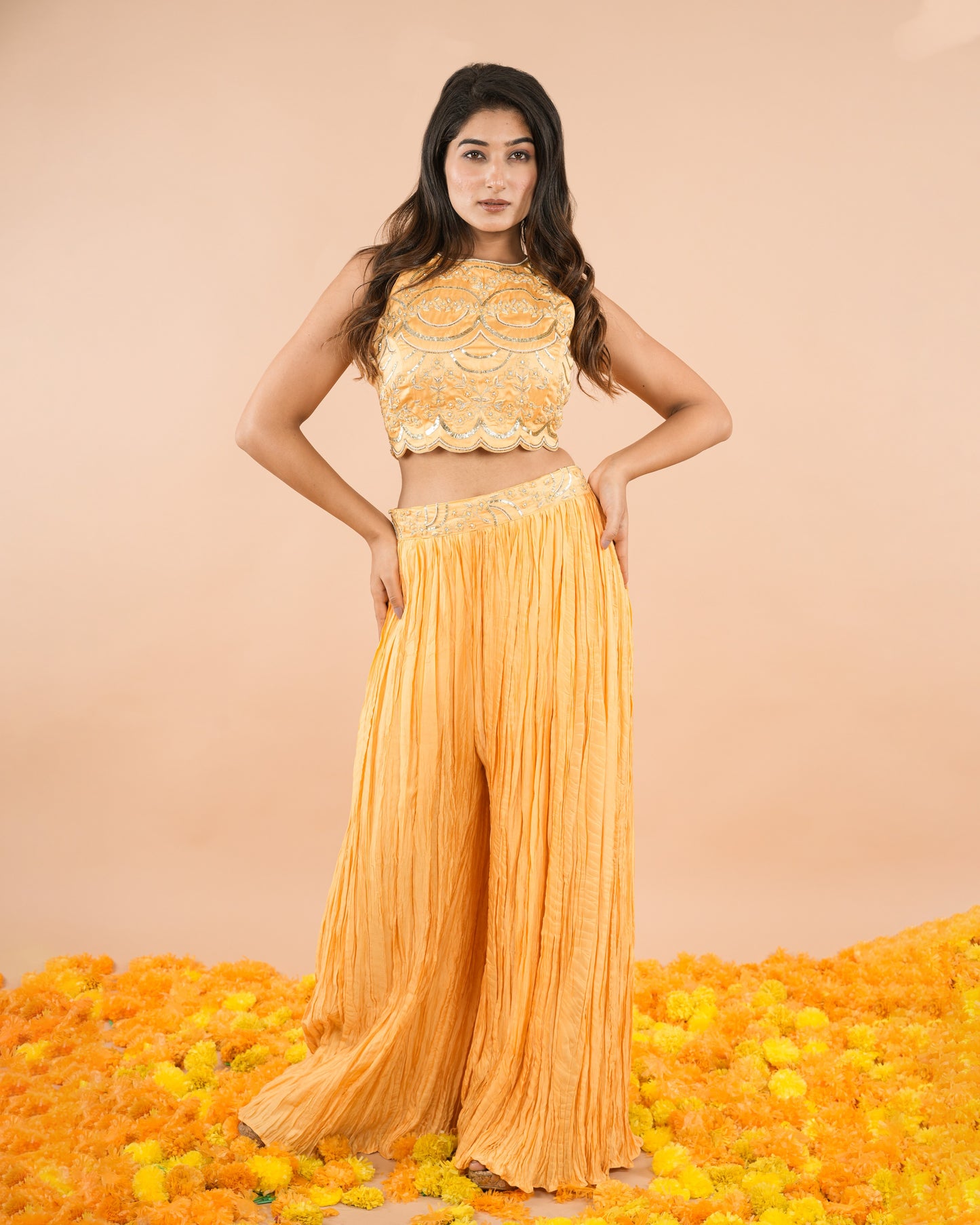 Halter Neck Cape Set