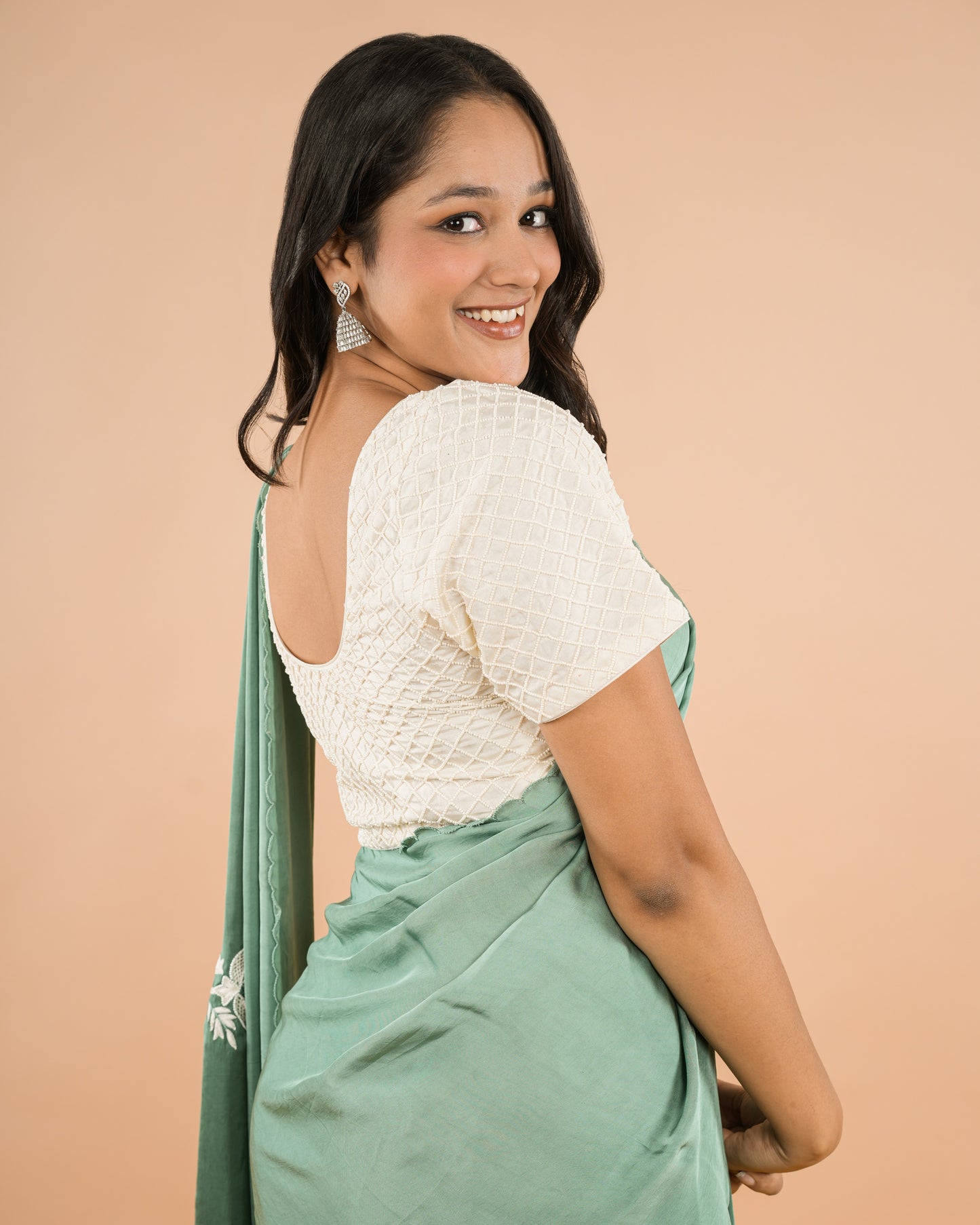 Green Kamal Saree