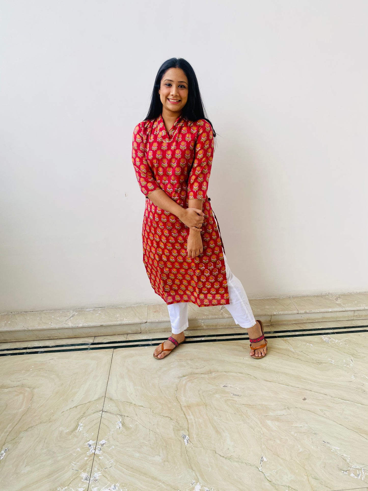 Ikra Block Print Kurti
