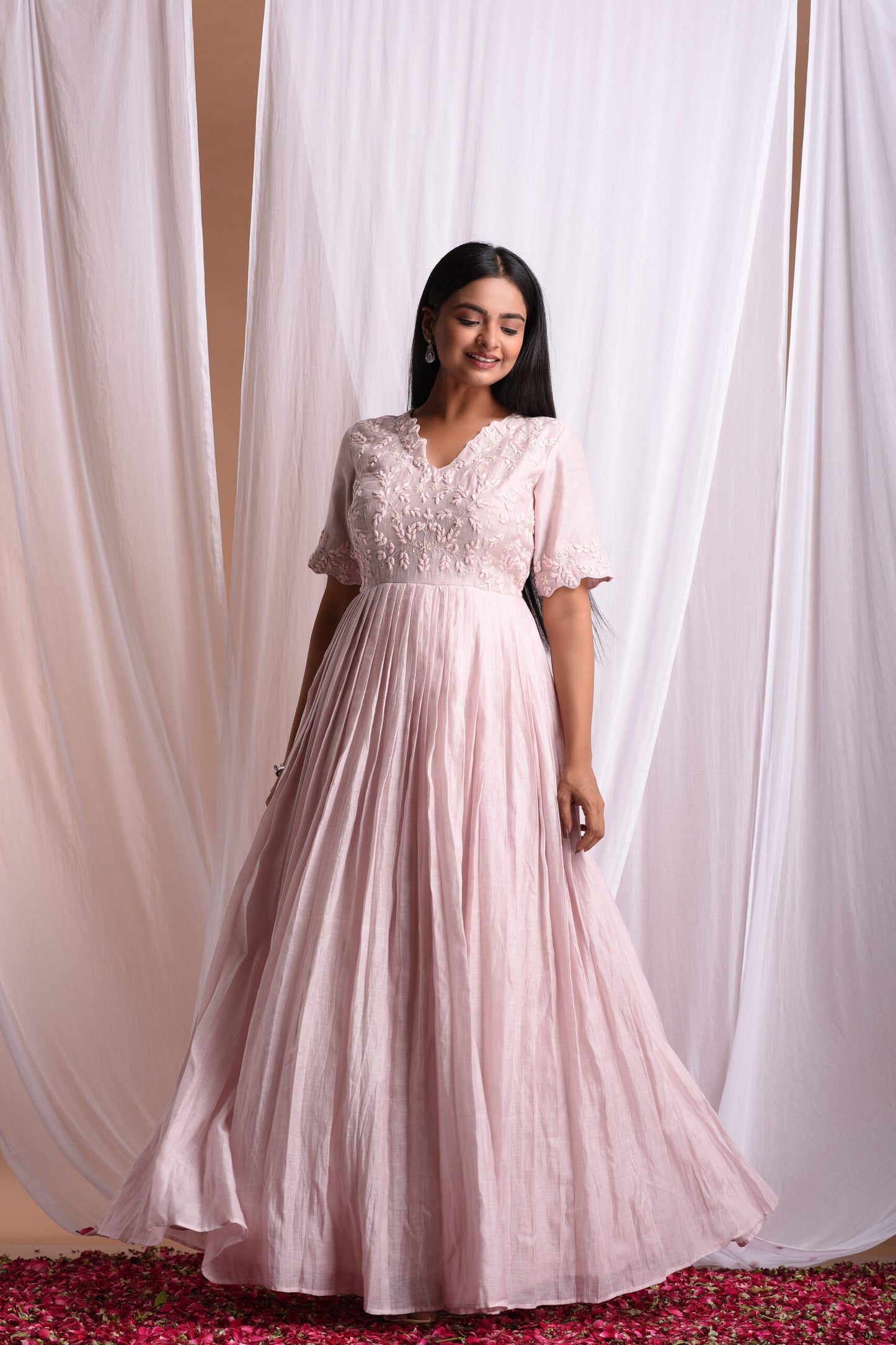 Alia Chanderi Gown