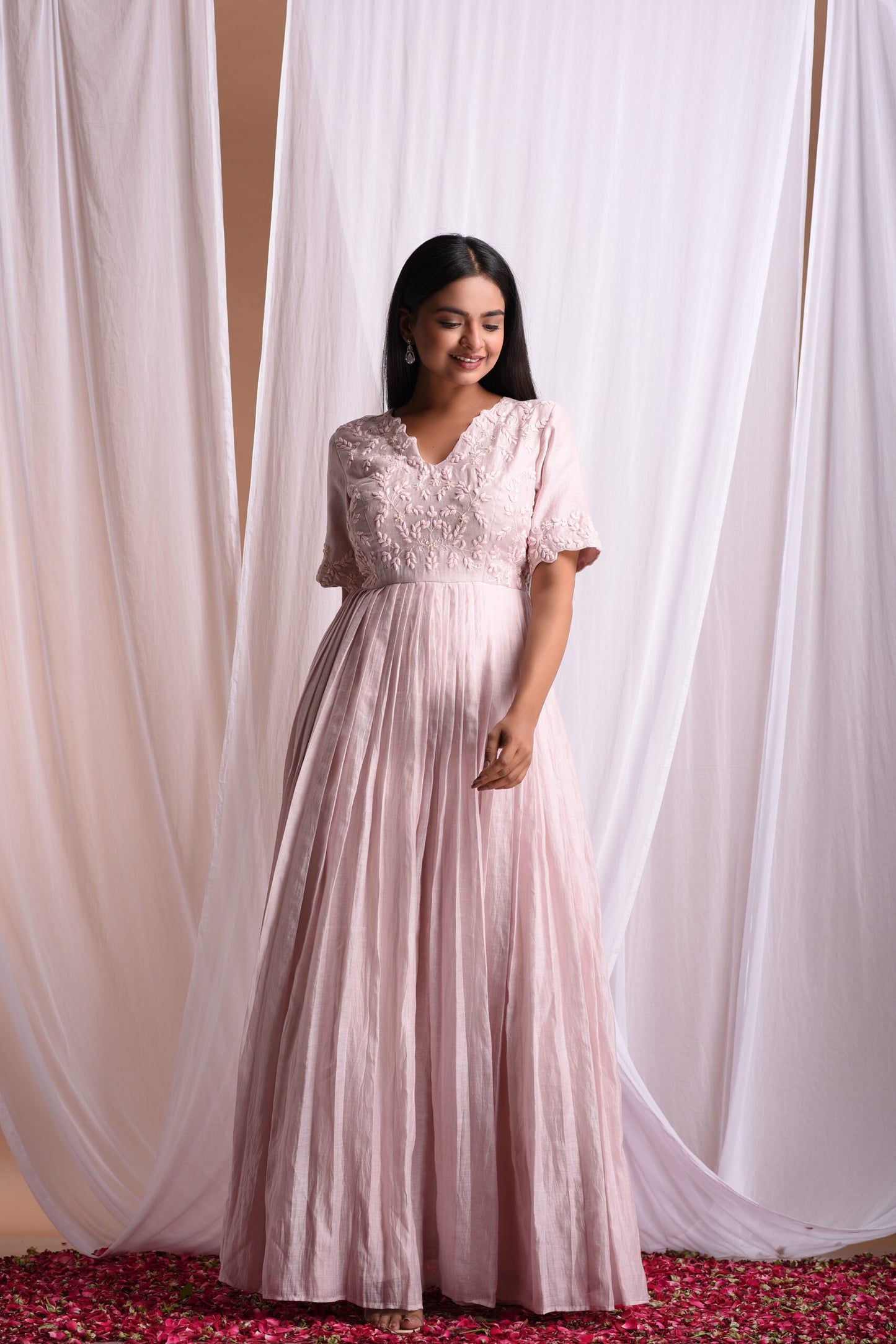 Alia Chanderi Gown