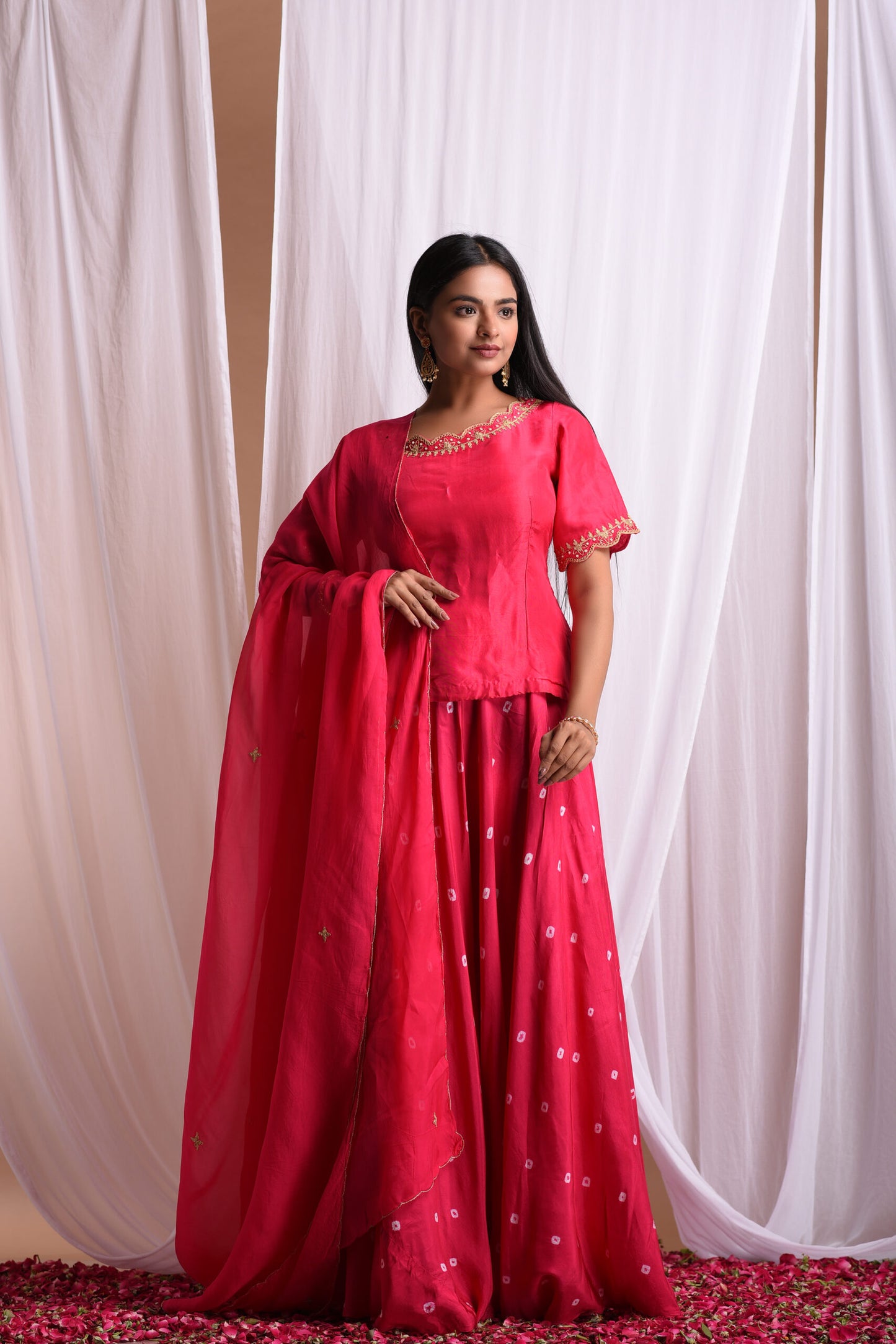 Raat Rani Bandhani Set