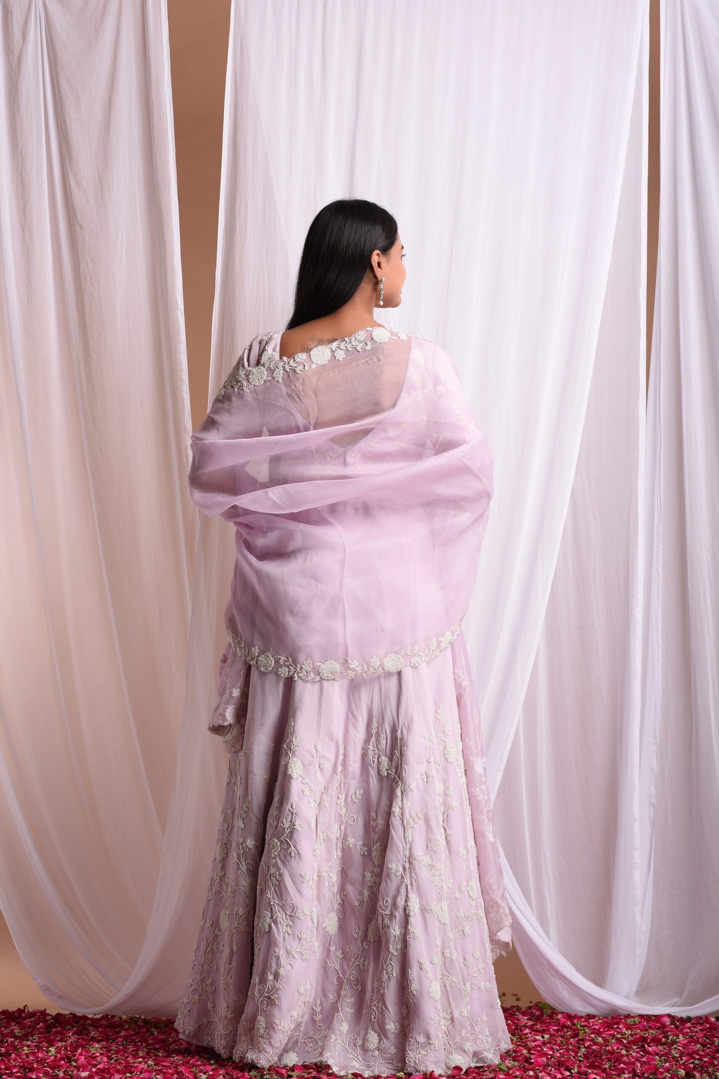 Lilac Pearl Lehenga