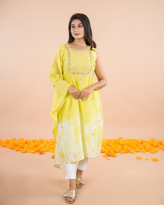 Neon One Side Kaftan