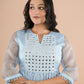 Blue Mirror Work Set