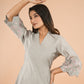 Grey Embroidered Kurta