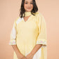 Yellow Tye-Dye Kurta