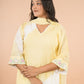 Yellow Tye-Dye Kurta