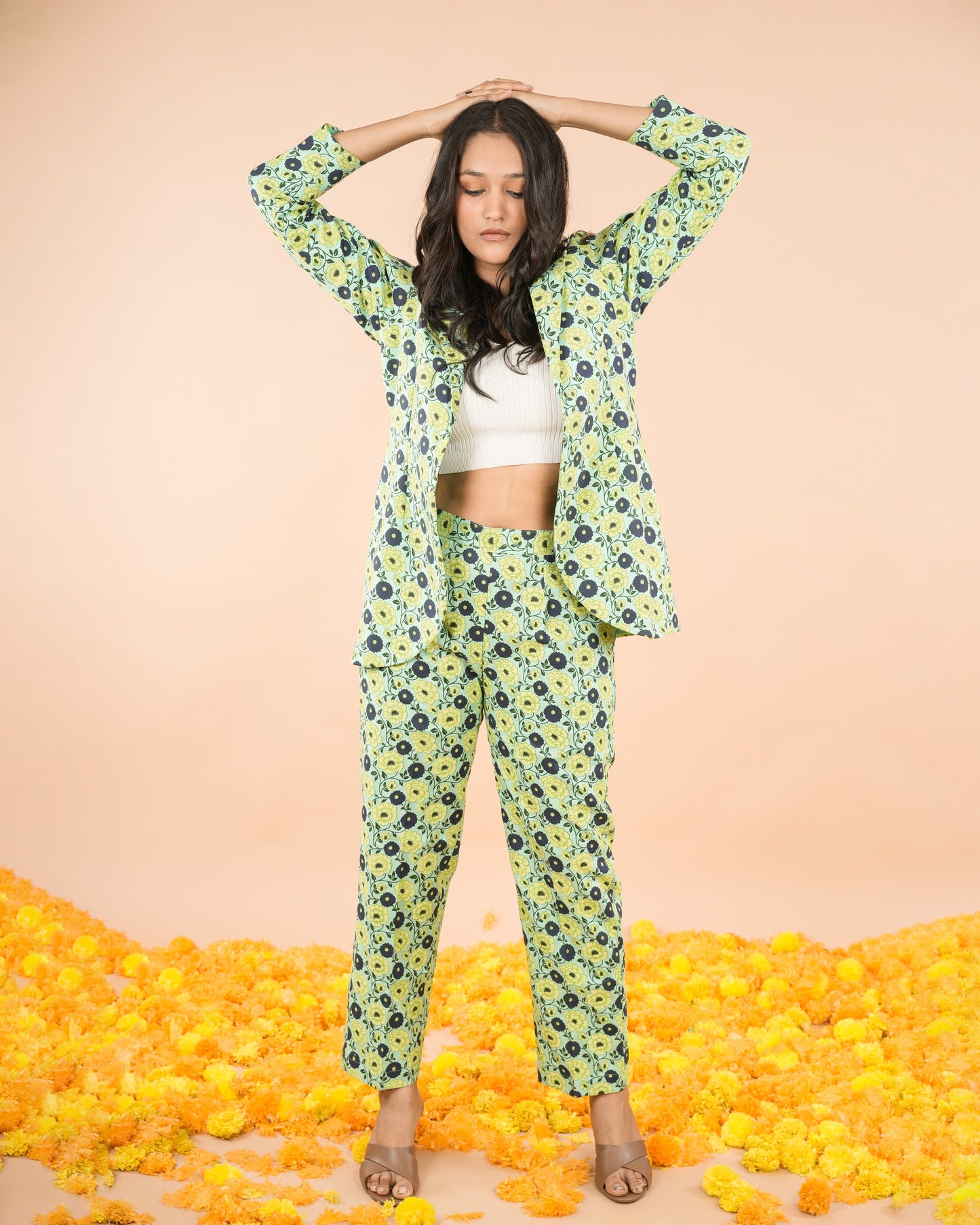 Green Blazer Set