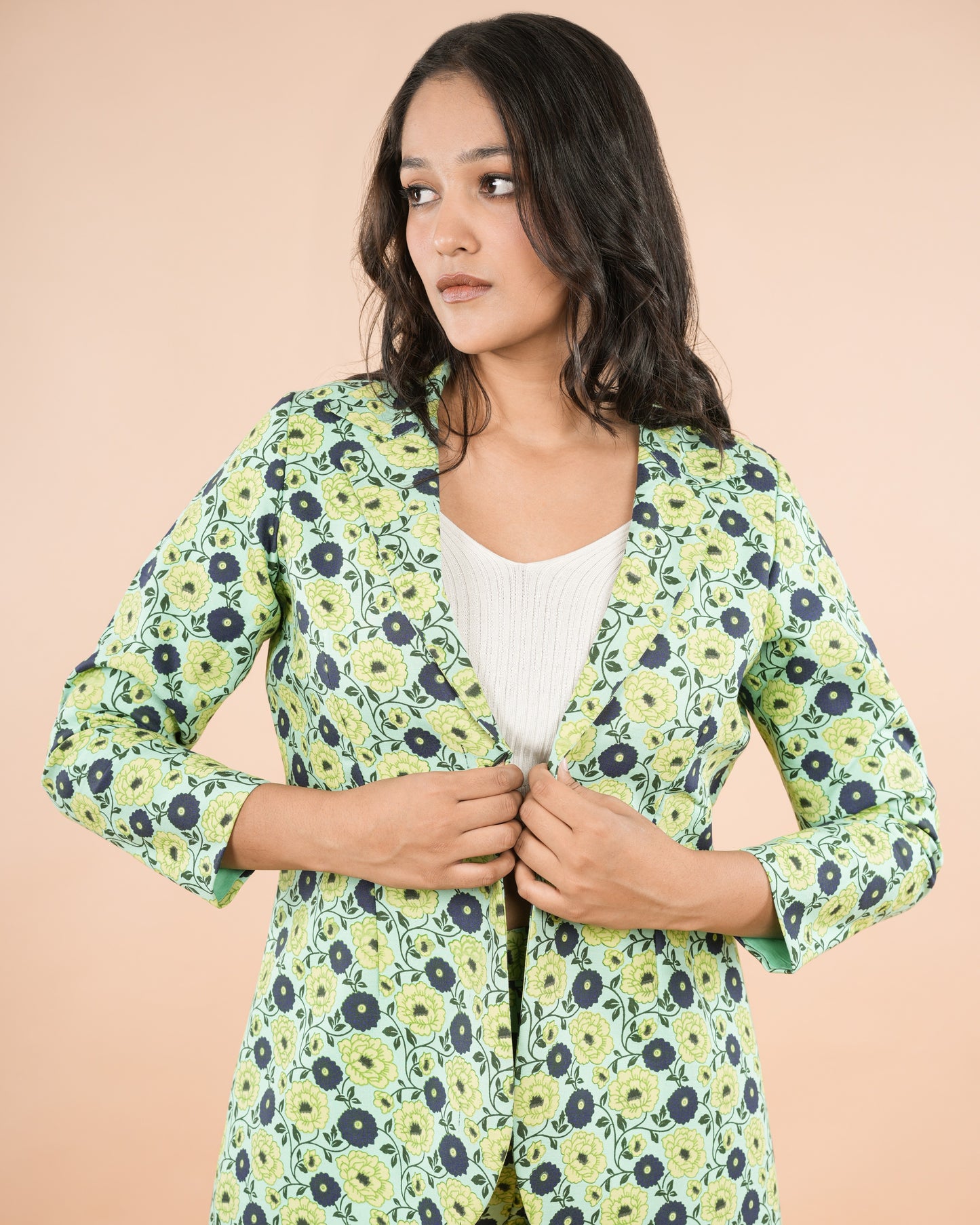 Green Blazer Set