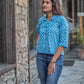Cotton Printed Crop Top
