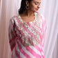 Pink Leheriya Suit Set