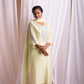 Bharya White Zardozi Suit Set