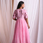 Gulbaagh Chanderi Pleated Gown