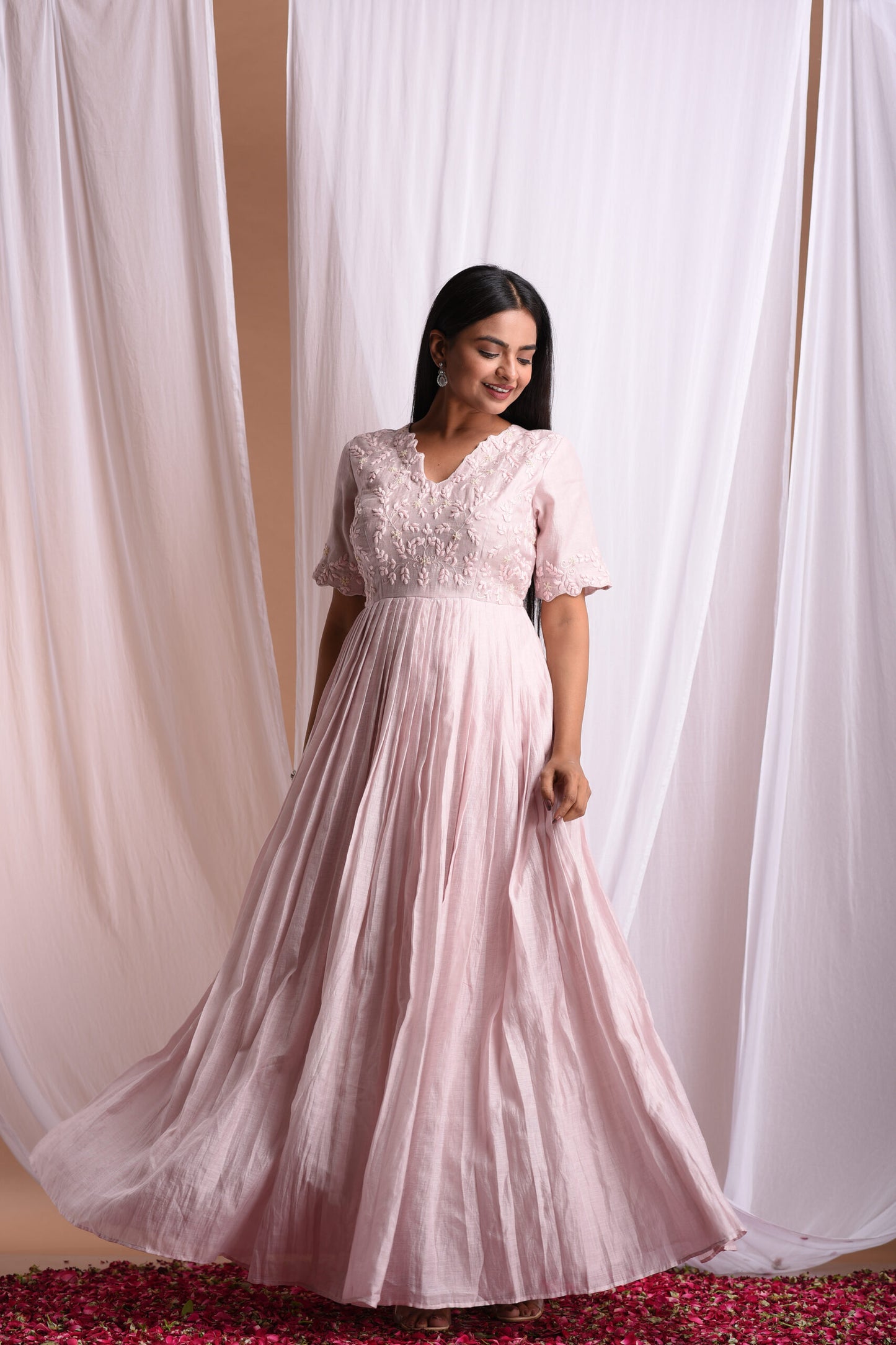 Alia Chanderi Gown