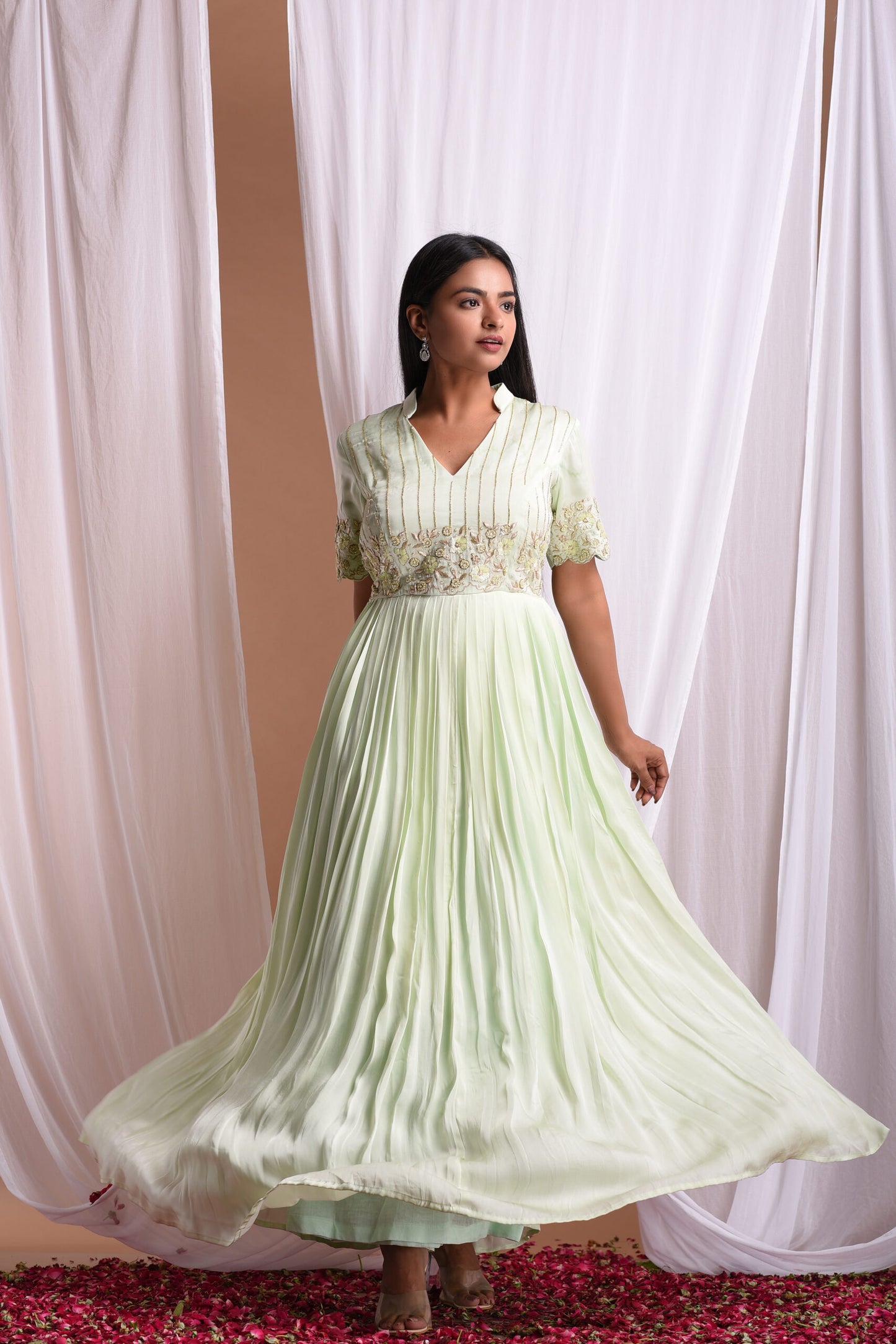 Ridhi Pleated Gown