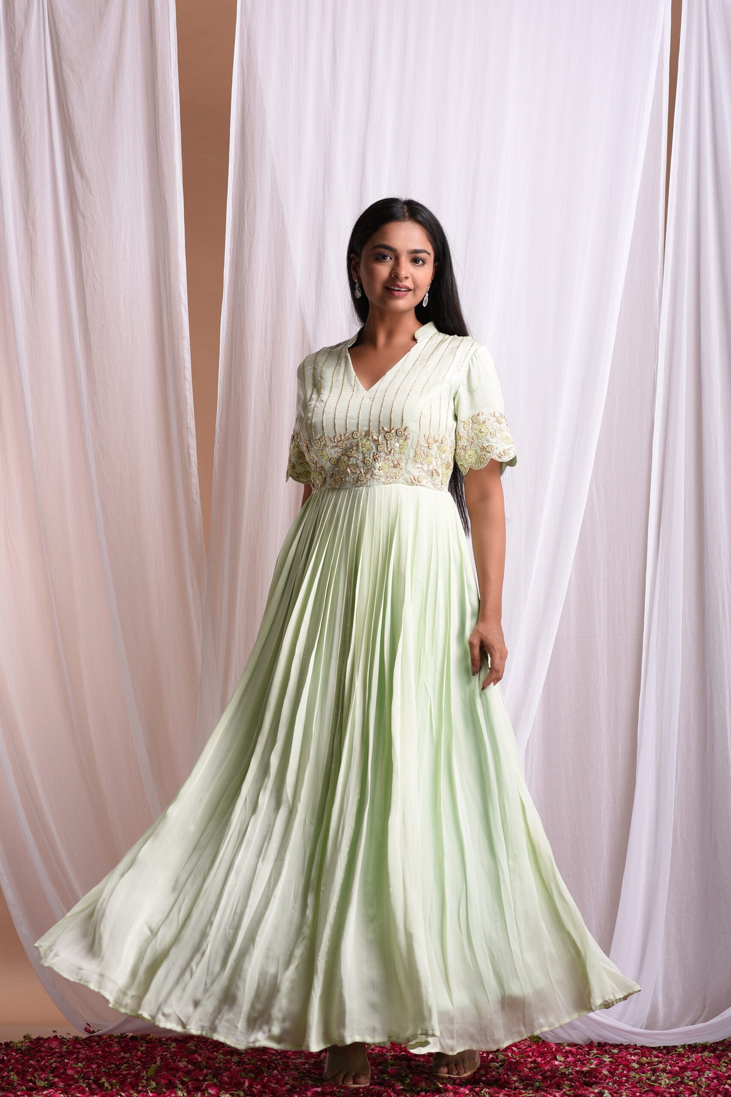 Ridhi Pleated Gown