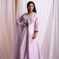 Lilac Sharara Kurti Set