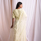 Yellow Mirror Embroidered Lehenga Set