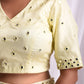 Yellow Mirror Embroidered Lehenga Set