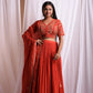 Rust Lehenga Set