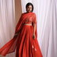 Rust Lehenga Set