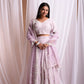 Lilac Pearl Lehenga