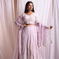 Lilac Pearl Lehenga